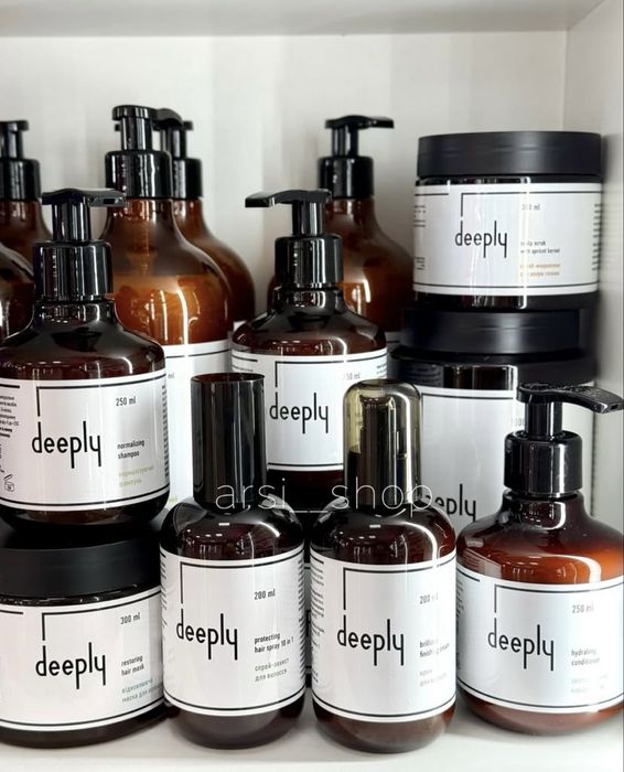 Догляд deeply, маски, флюїд, шампуні, термозахист