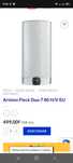 Termoacumulador Ariston fleka duo 7 para peças 80L