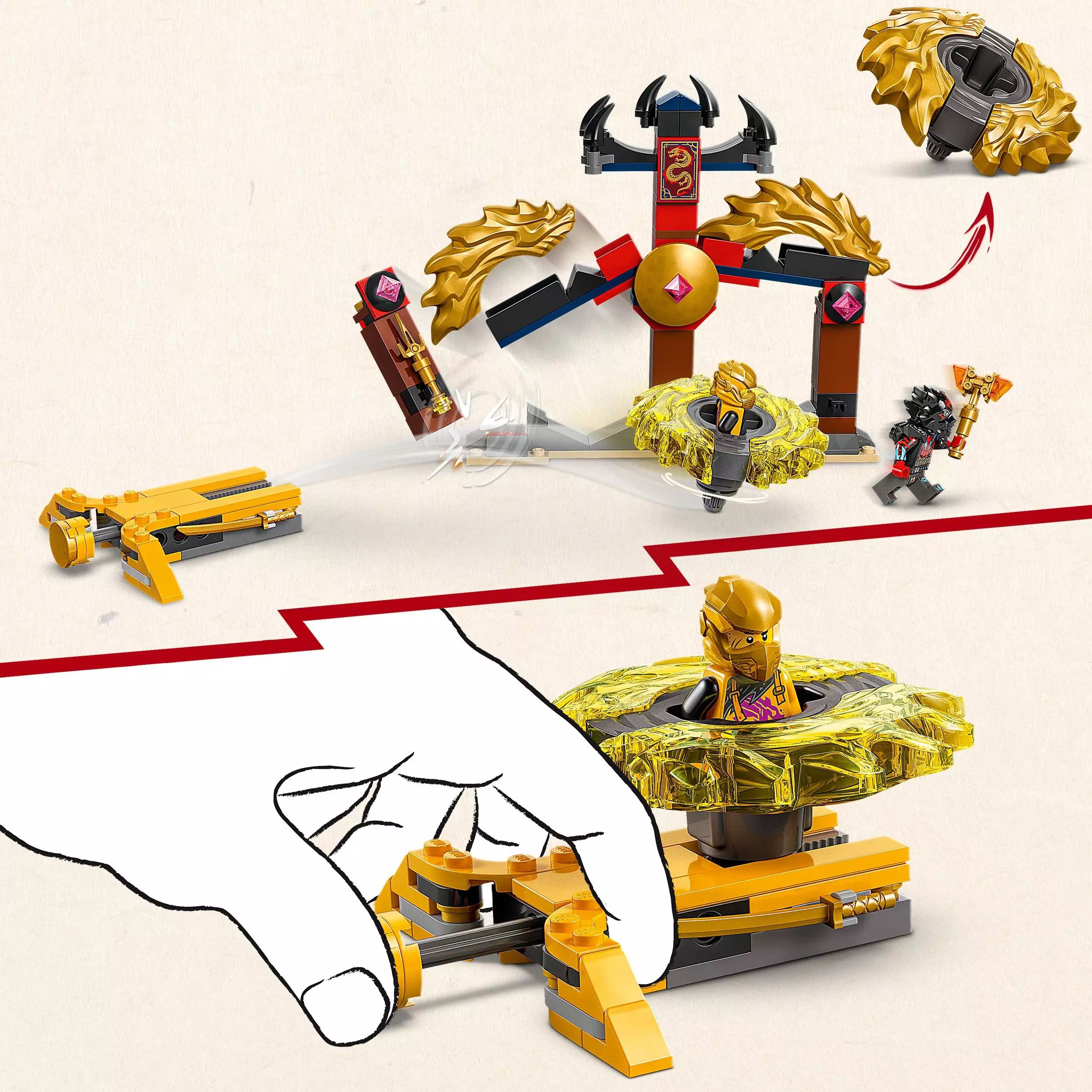 LEGO Ninjago Smocze Spinjitzu- zestaw bitewny 71826