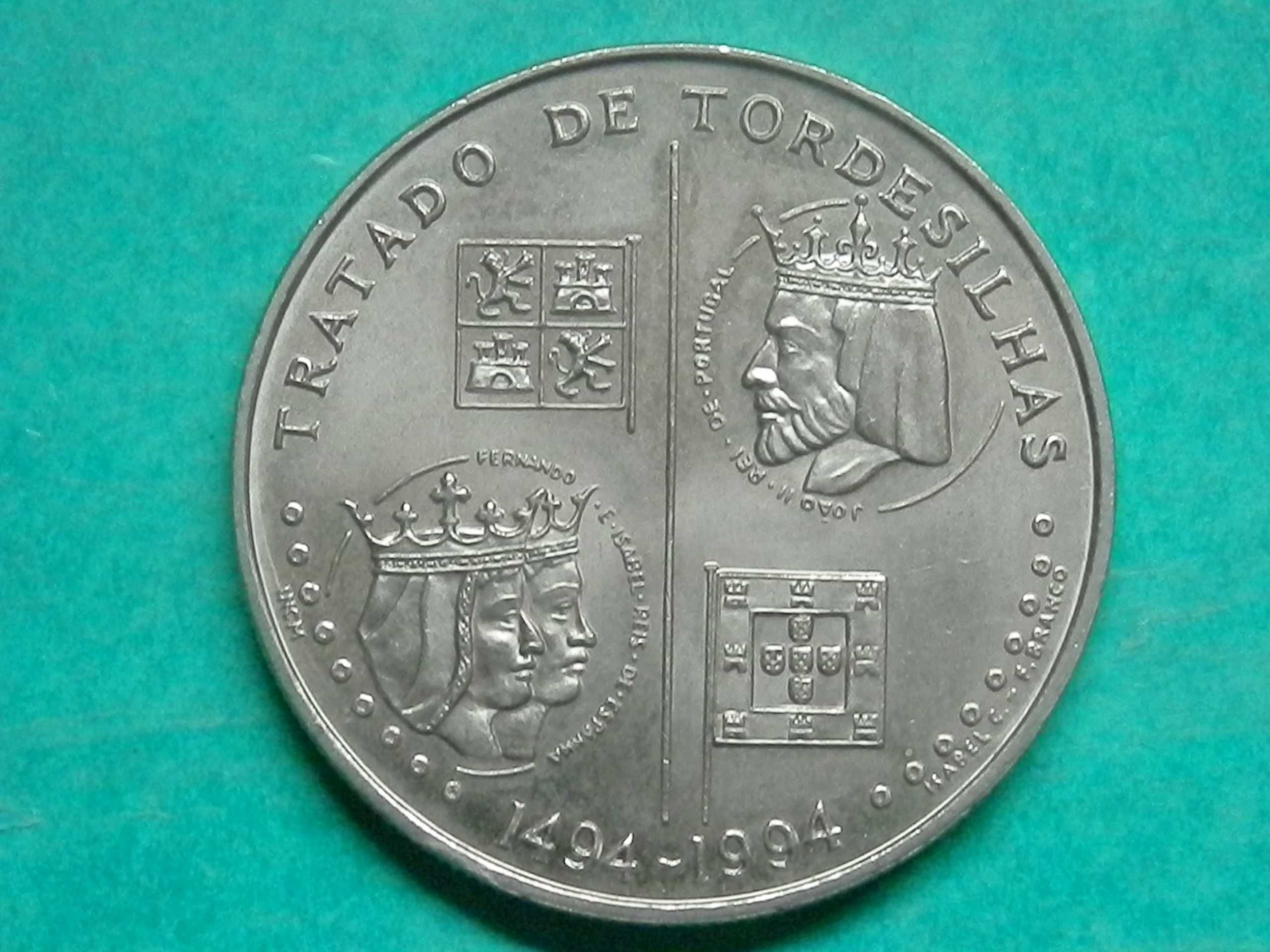 839 - Comem: 200 escudos 1994 cuni Tratado Tordesilhas, por 1,00