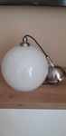 Lampa wisząca ikea kula mleczne szkło