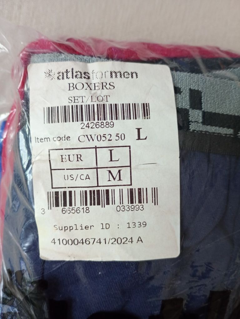Bokserki nowe Atlas for MEN r.L