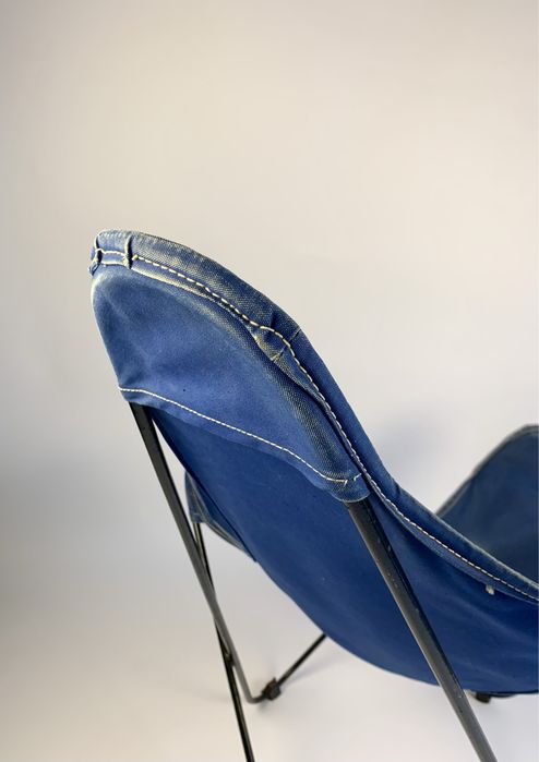 Fotel Butterfly Chair Blue Denim