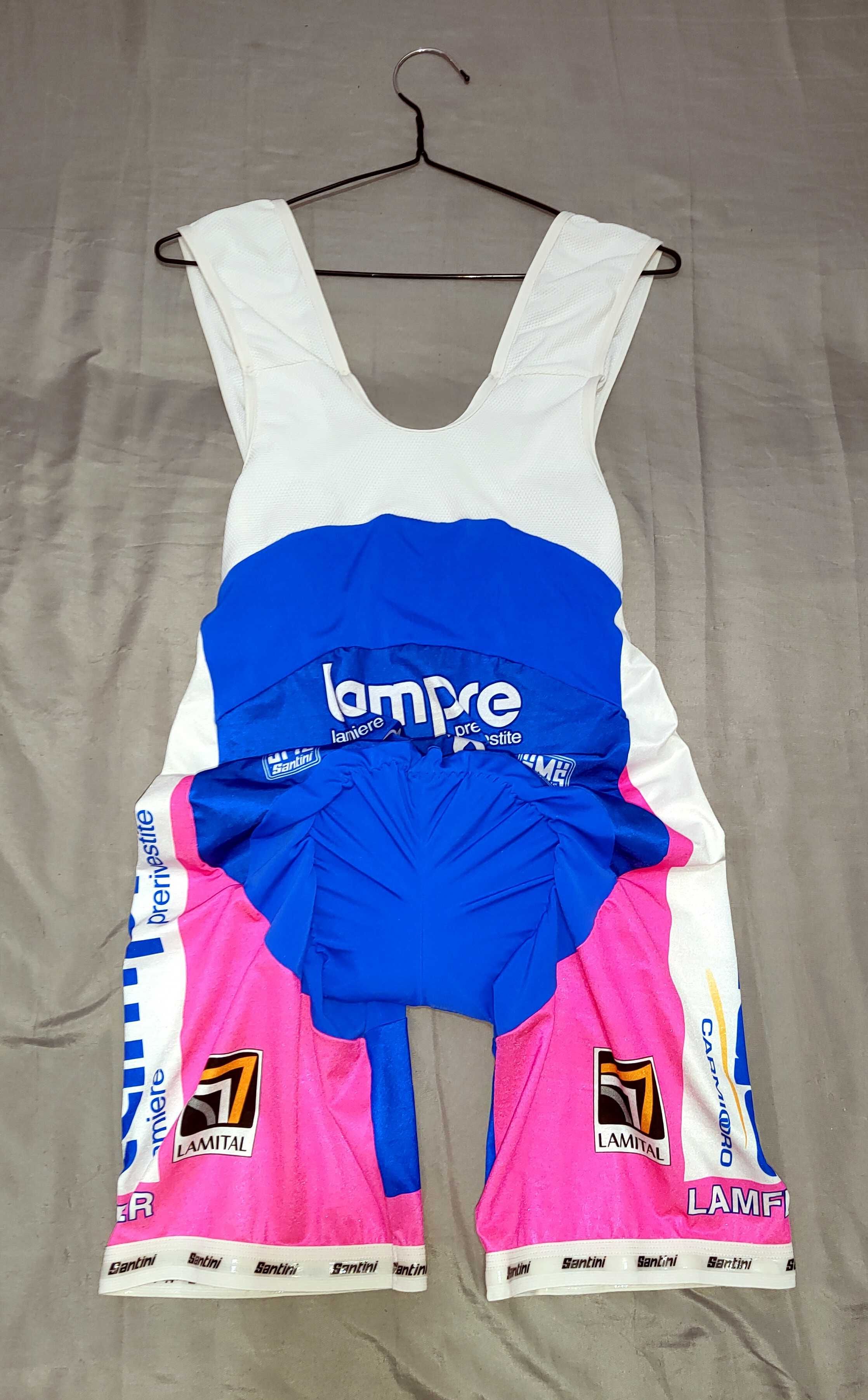SMS SANTINI Lampre NCC strój kolarski  legendarnej grupy XXL CoolMax