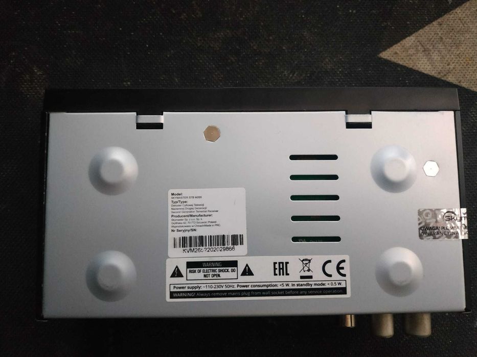 Dekoder Skymaster STB M265 DVB-T2/HEVC/H.265