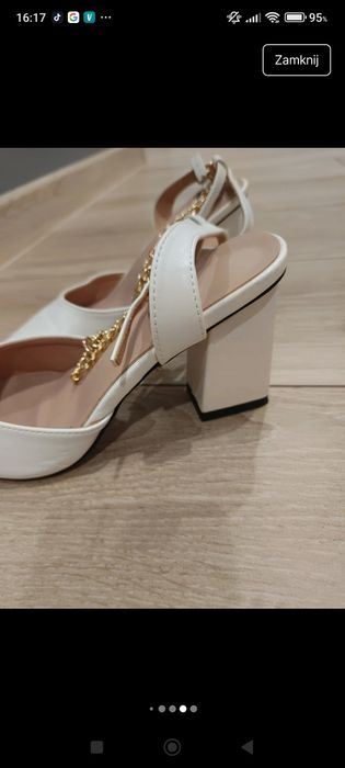 Buty ślubne, rozmiar 37, założone tylko raz dosłownie na 2 godziny.