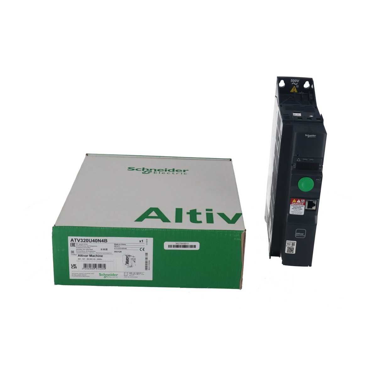 ATV320U40N4B Перетворювач частоти Altivar 320 4 кВт 380В 3-ф