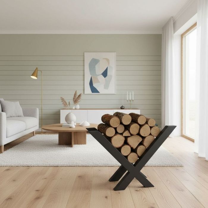 Дровница для дров. Порошковая покраска