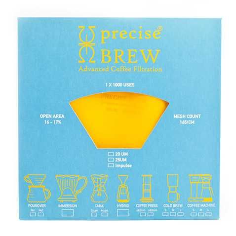 Precise Brew, filtr wielorazowy Chemex 6 - 25 um