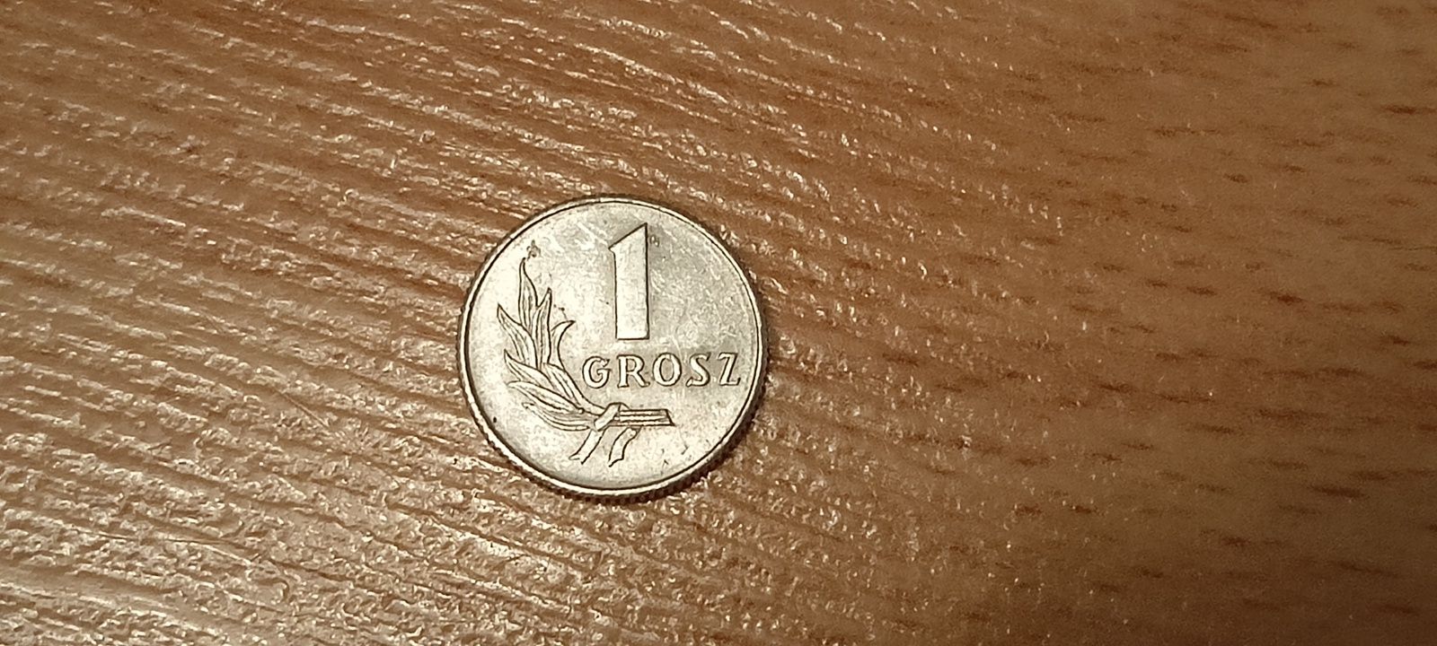 Moneta 1 grosz z roku 1949