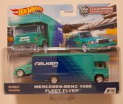 Hot Wheels Mercedes-Benz 190E Fleet Flyer Team Transport