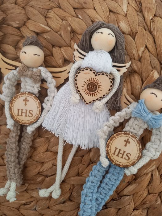 Aniołek podziekowanie komunijne/pamiątka Pierwszej Komunii Świętej