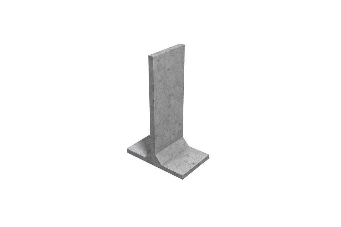 Mur oporowy typu L, ściana oporowa L-ka ELKI T-ka TETKA 80 - 520 cm