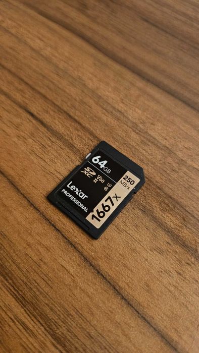 Karta pamięci SD 64GB Lexar Professional V60 1667x SDXC UHS-II , Gwar.