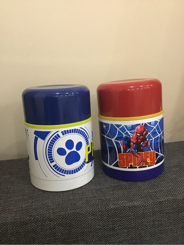Термос щенячий патруль спайдермен для їжі spider man