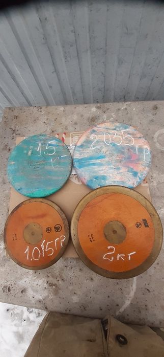 Диски метання ,,ядро гиря