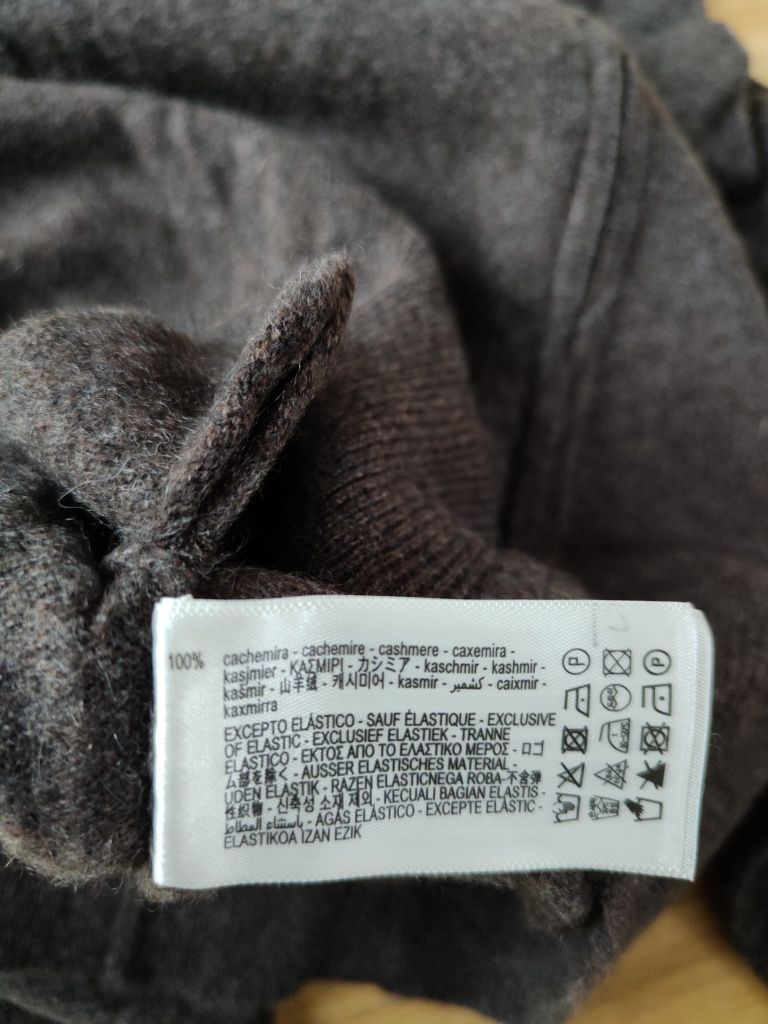 Premium quality kaszmirowy męski sweter XL nowy z metkami Zara.