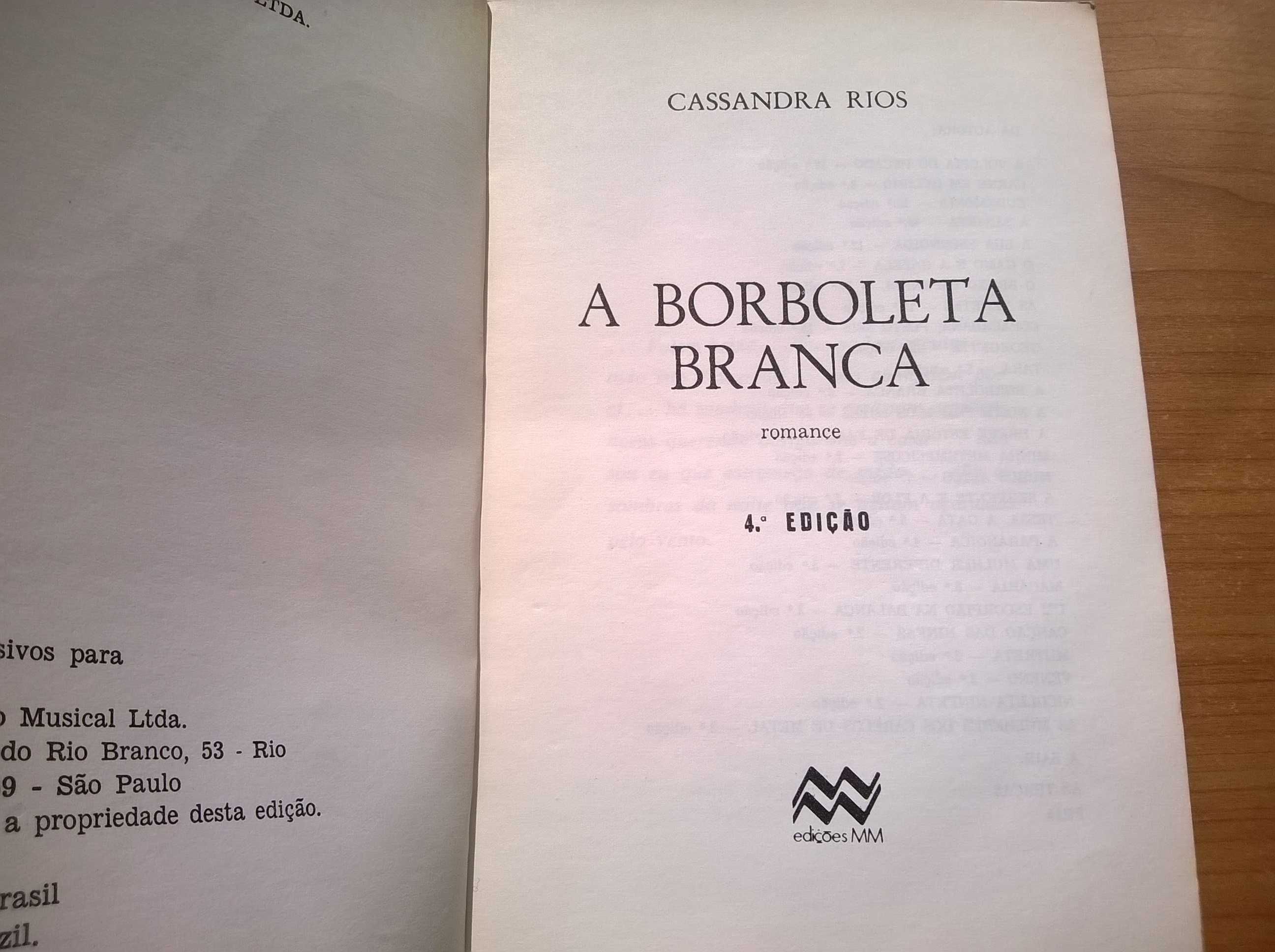 A Borboleta Branca - Cassandra Rios