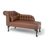 Szezlong stylowy pikowany duży wybór tkanin leżanka sofa na wymiar