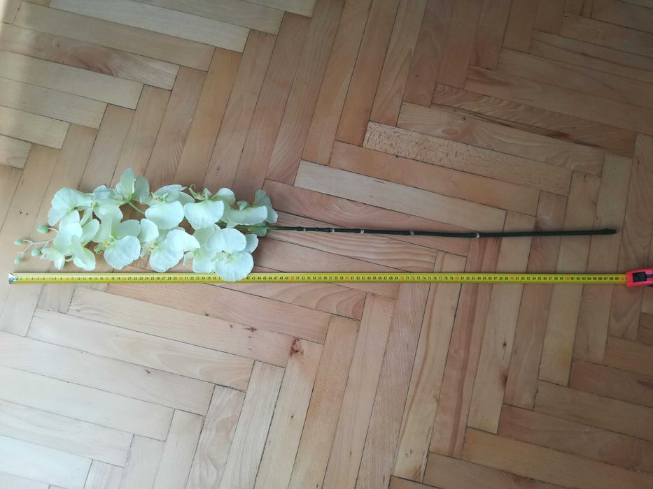 STORCZYKI materiał bardzo długie 110cm 3szt. kolor ecru/wanilia