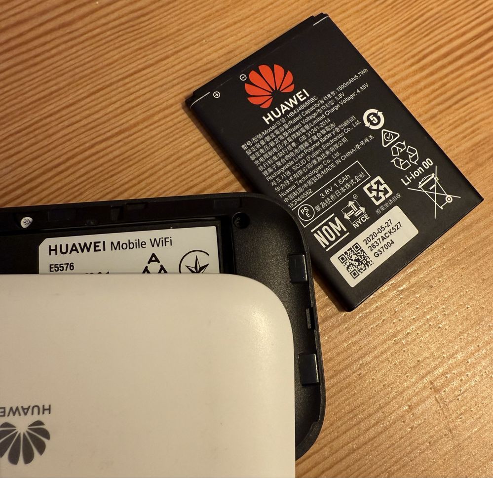 Router Huawei Mobile WiFi model: E5576