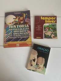 Livros / manuais escolares antigos