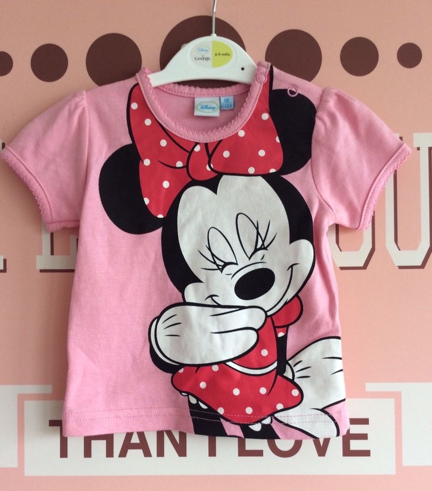 NOWA bluzeczka kaftanik DISNEY MINNIE 3-6 -100% bawełna