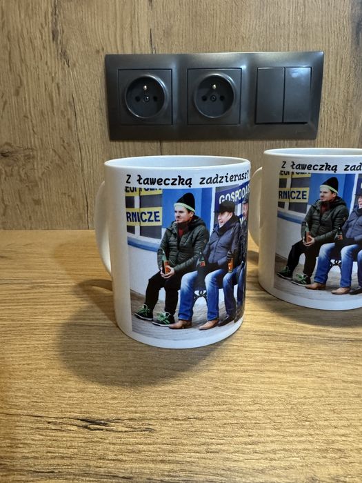 Zestaw 2 kubki ceramiczne z motywem z serialu Ranczo nowe 330 ml