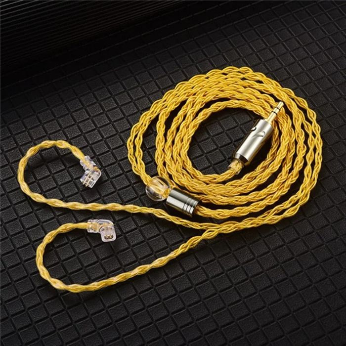 Кабель для наушников QKZ 2 pin 0.75 QDC 3.5 мм jack Kz без микрофона
