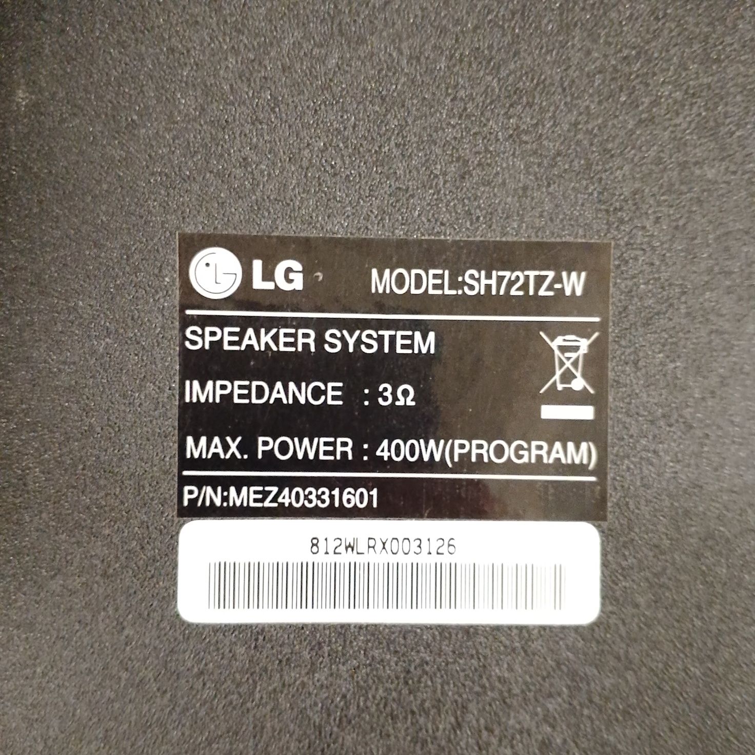 Kino domowe LG 2 piloty
