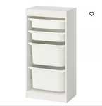 Komoda na zabawki ikea trofast regał okea