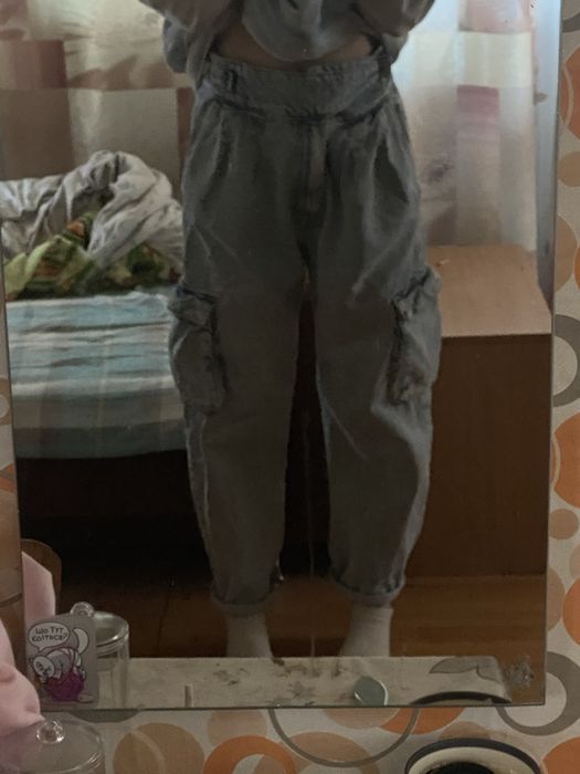 джинсы карго/бананы/слоучи