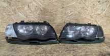 Lampy reflektory przód LEWA PRAWA BMW E46 sedan meergruen metallic