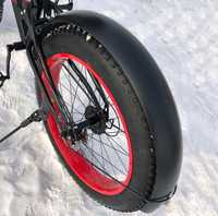 Крылья ФЭТБАЙК металл 20/24/26х4.0/3.0 полноразмерные болотник FATBIKE