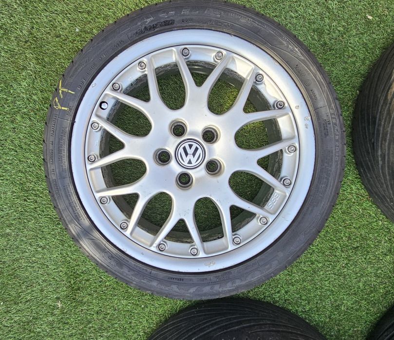 oryginalne felgi BBS VW GOLF GTI skręcane 16" kpl 7Jx16H2 ET43