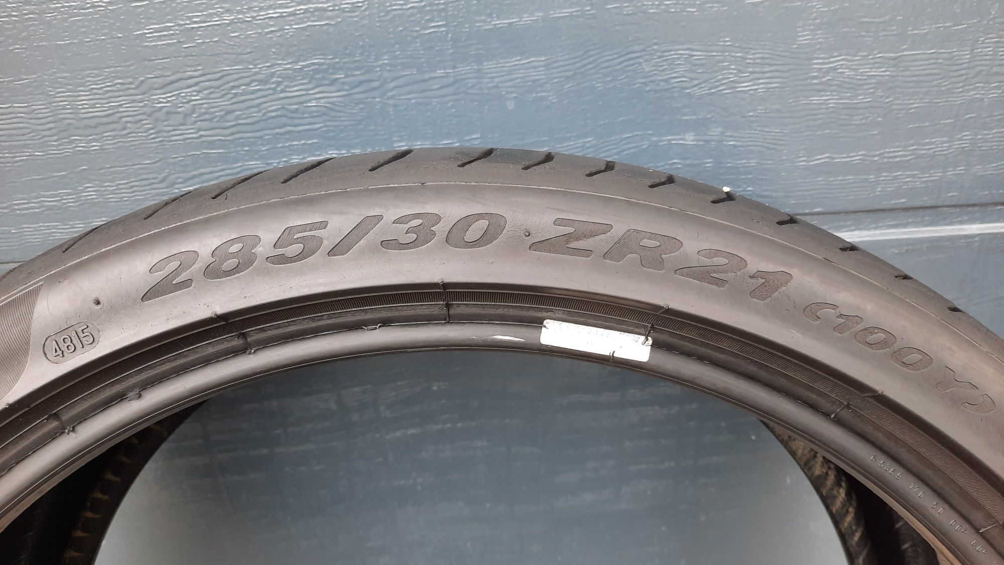 Pirelli 285/30 ZR21 Pzero 7 mm