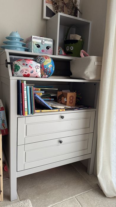 Przewijak-komoda Ikea SUNDVIK szary