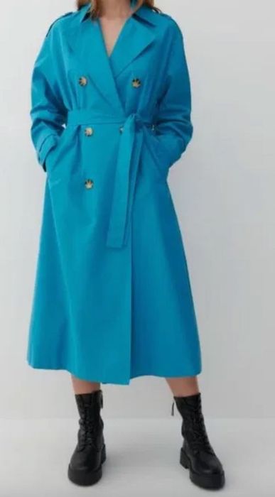 reserved Klasyczny płaszcz, trencz NOWY rozmiar M/L wyjątkowy kolor