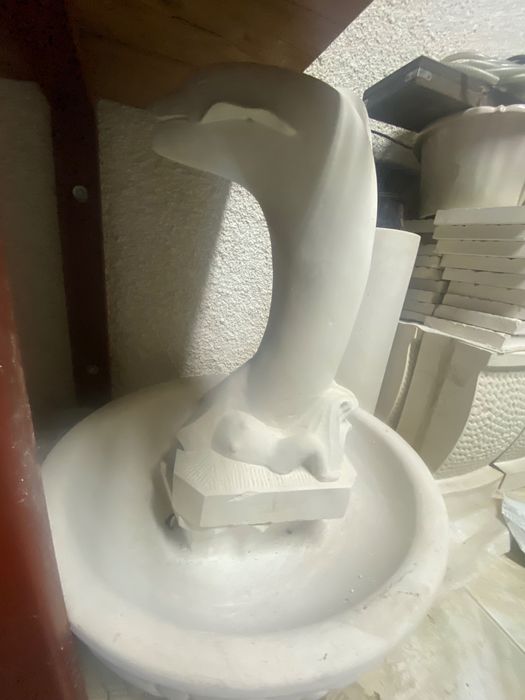 Fonte de jardim em pedra