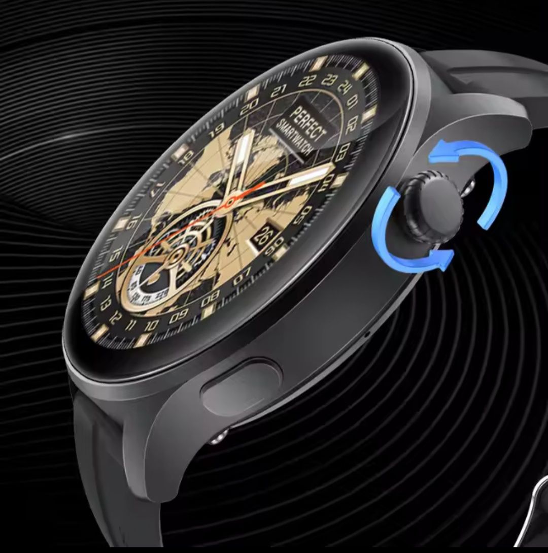 Smartwatch Amoled menu PL rozmowy