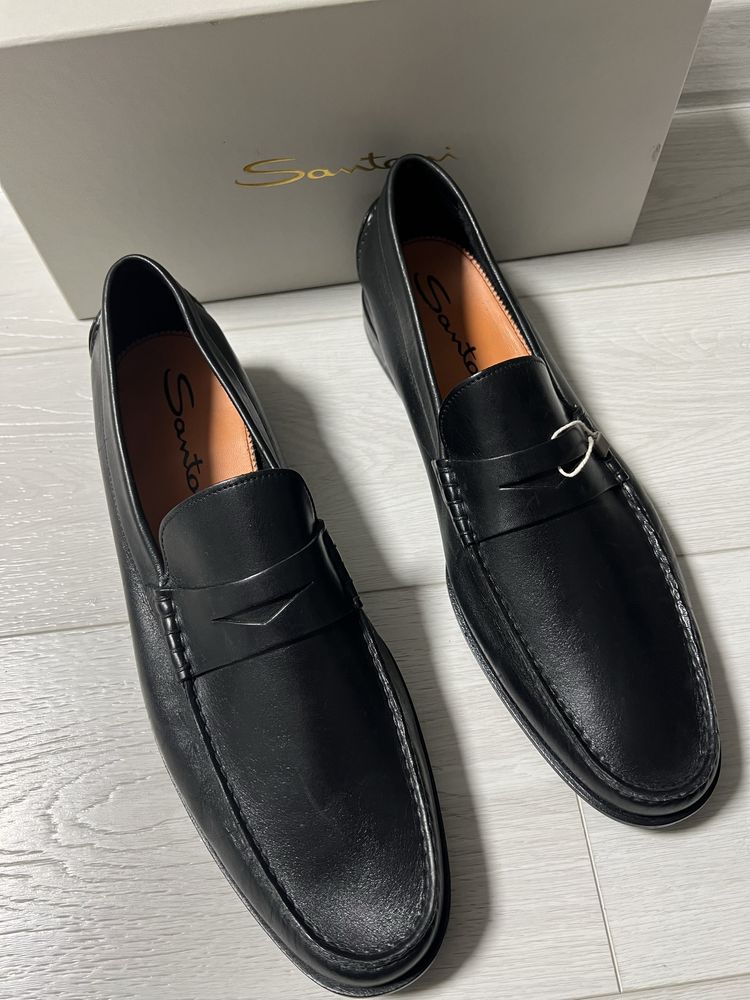 Туфлі лофери Santoni оригінал