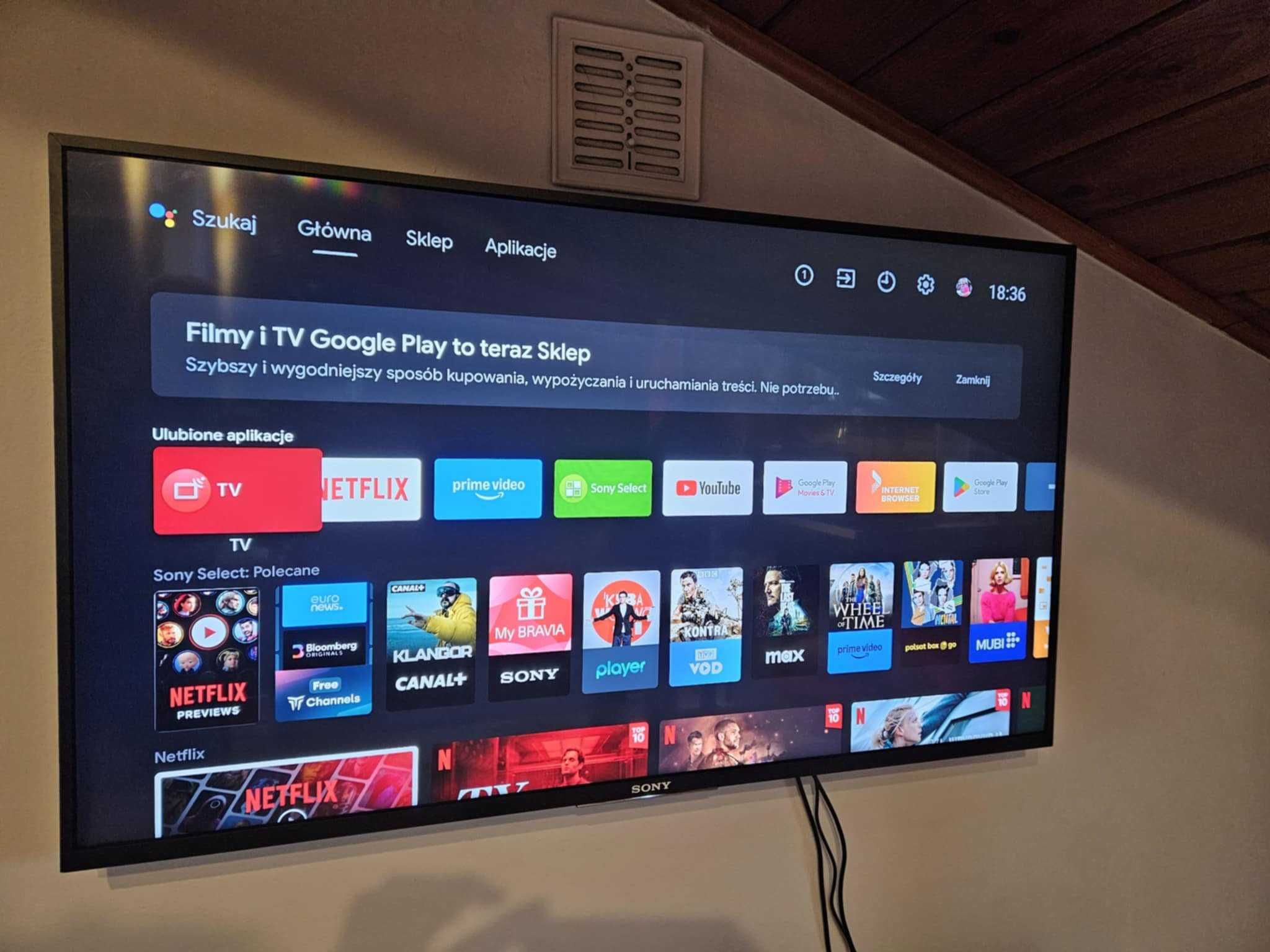 Android TV Sony KD-43XF8096 4K HDR / XReality PRO / TRILUMINOS / Wi-Fi