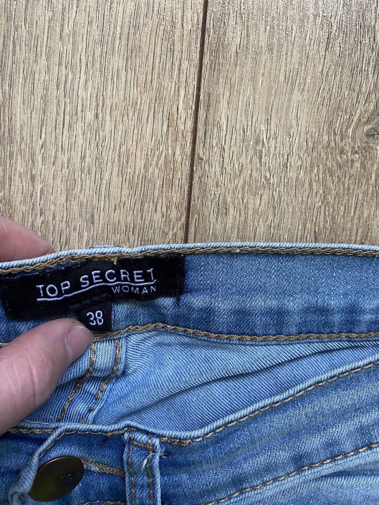 Spodnie jeansowe jeansy damskie top secret 38