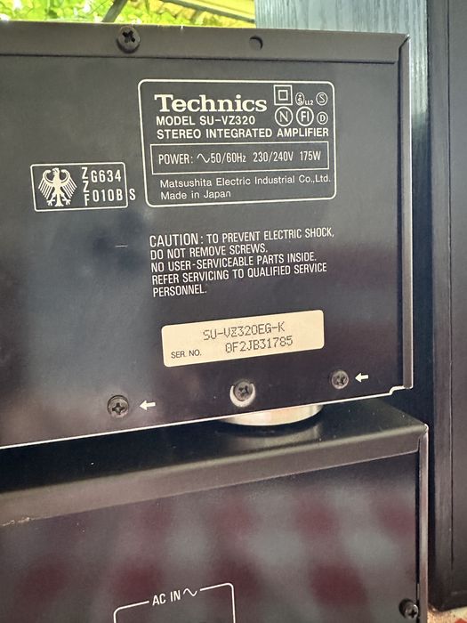 Technics zestaw cd plus wzmacniacz SU -VZ320