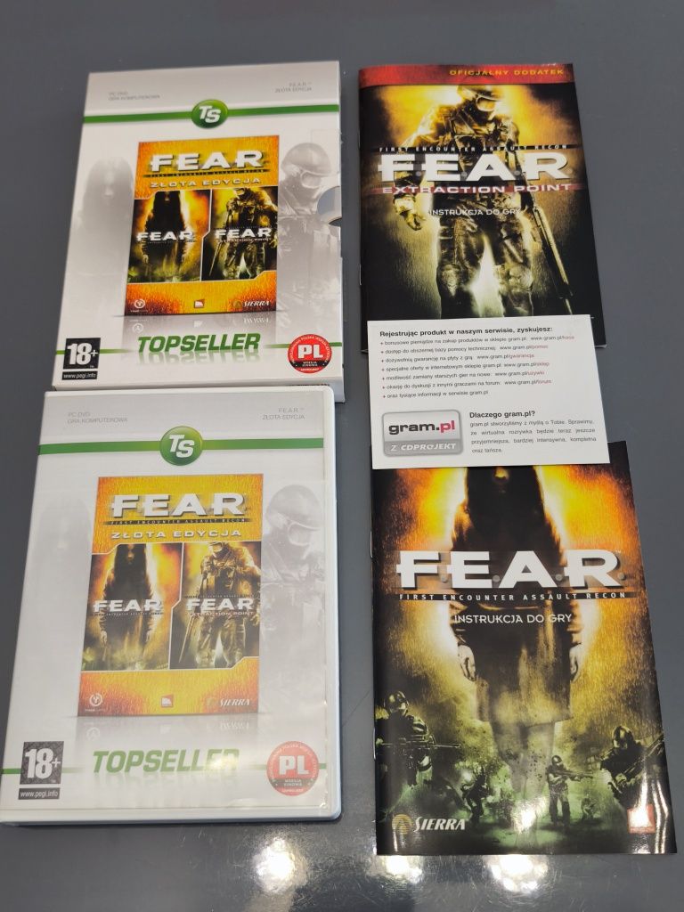 Diablo 2, Wiedźmin 2 oraz Fear na Pc