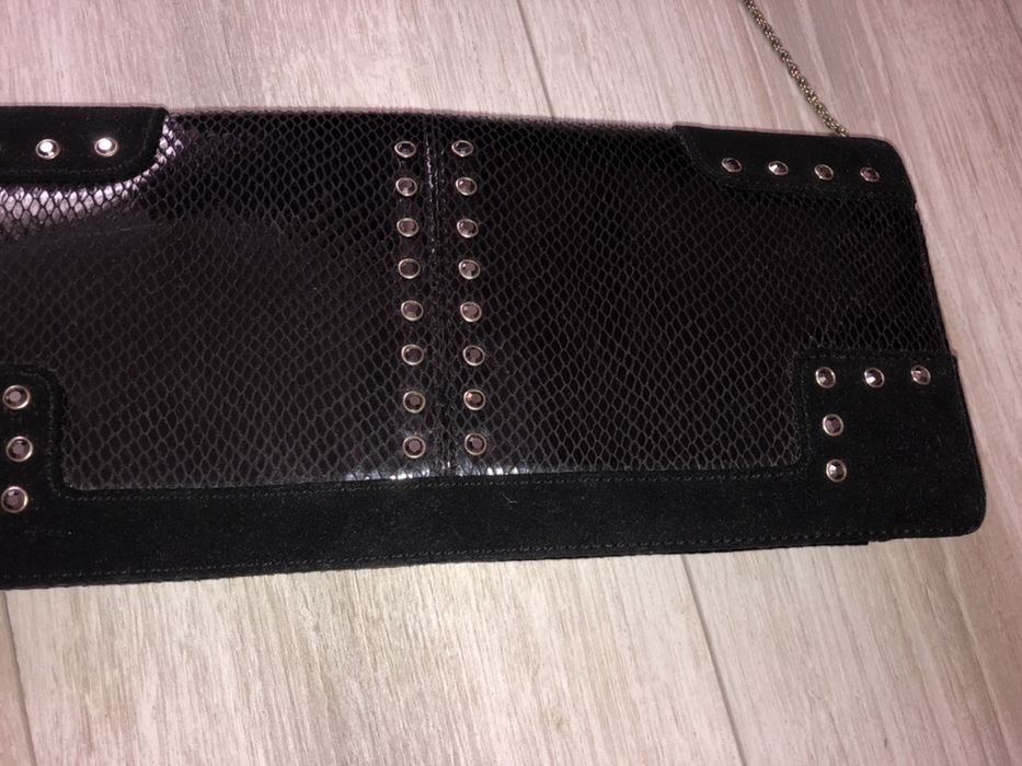 Сумка / клатч натуральная замша