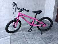 Rower dziecięcy ROKO BIKE 16" Neonowy Róż.