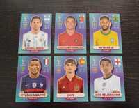 6 Cromos de futebol FIFA World Cup Qatar 2022 da Panini