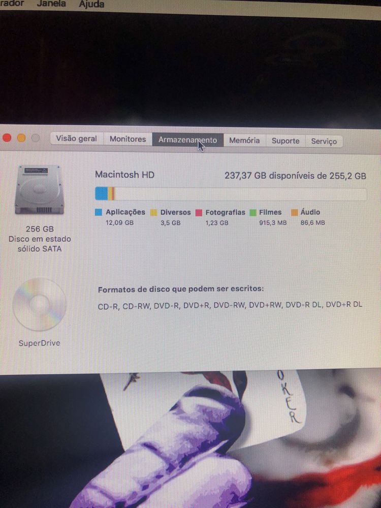 iMac 20’’ (mid-2007)  com disco SSD e 4GB RAM