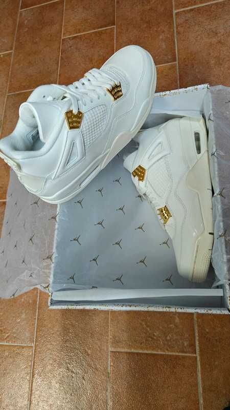 Jordan 4 Retro Metallic Gold Rozmiar 45